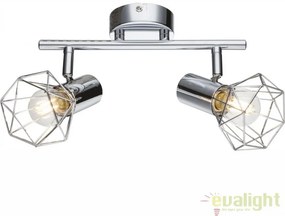 Lustra aplicata design modern 2 spoturi finisaj cromat Xara I 54802-2 GL