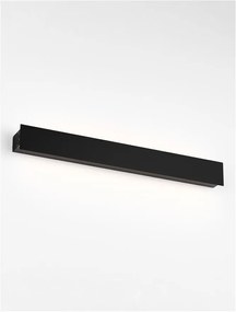 Aplica LED iluminat ambiental perete exterior IP65 PATH negru, 51cm