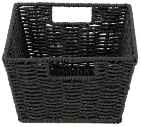 Coș împletit manua Compactor ETNA, 31 x 24x 14 cm, negru