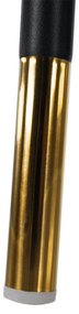 Scaun de luat masa, model alb-negru / piele ecologică camel, KIRNA