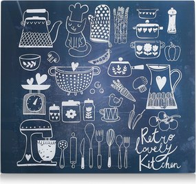 Placă de protecție din sticlă LOVELY KITCHEN pentru aragaz – mare, ZELLER, model 9