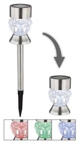 Corp de iluminat LED RGBW solar 2 în 1 Globo 33986-2 SOLAR LED/0,06W/3V IP44