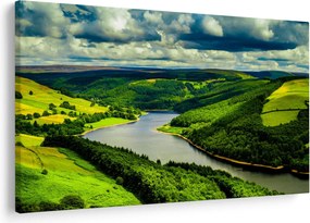 Tablou - Peisaj verde (90x60 cm)
