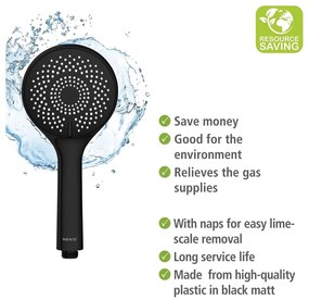 Cap de duș ø 11 cm Water Saving – Wenko