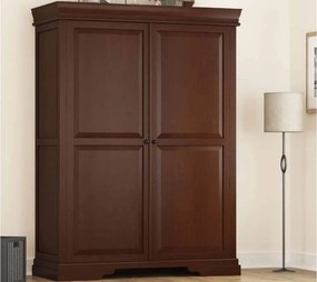 Dulap lemn masiv nuc Louis 2 Uși, 150 × 60 × 195 cm