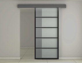 Ușă glisantă sticlă sablată ASB-004