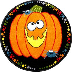 Covor Kolibri Rotund Halloween Dovleac