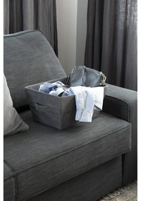 Coș de depozitare Bigso Box of Sweden Tap, 26 x 19 cm, gri