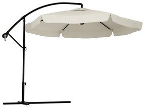 Umbrela de soare pliabila pentru gradina LEVI 300 cm, bej + ambalare gratuită