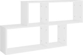 vidaXL Raft de perete, alb, 100x18x53 cm, lemn prelucrat