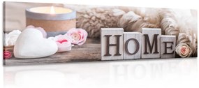 Tablou natura moartă cu inscripție Home
