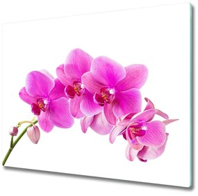 Tocator din sticla orhidee roz