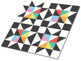 Plăci de vinil Motiv geometric colorat