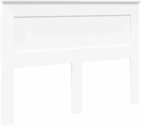 vidaXL Tăblie cap cu headboard Alb 140 cm Lemn compozit