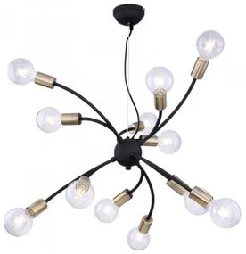 Suspensie vintage 12 becuri E27 SARINI 54003-12 Globo