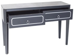 Consola Marina negru/silver – H78 cm