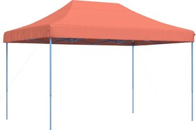 vidaXL Cort de petrecere pliabil Pop-Up, 410x279x315 cm, teracotă