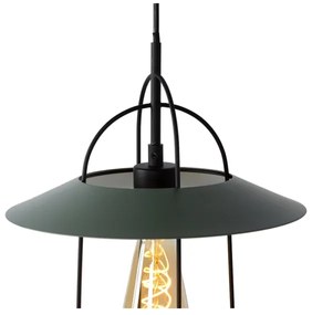 Lustră pe cablu MASSON 1xE27/40W/230V turcoaz Lucide 74309/01/37