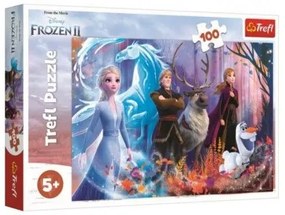 Puzzle Regatul de gheață II / Frozen II 100 piese 41x27,5cm