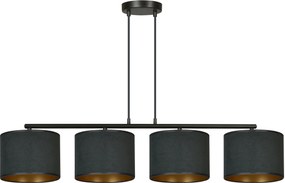 Emibig Hilde lampă suspendată 4x60 W negru 1054/4