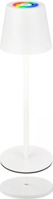 Briloner 7517016 - Lampă de masă LED RGB dimmabilă CILANO 3W/5V IP44 2000 mAh albă