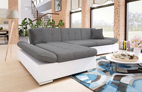 Colțar cu funcție de dormit Raphael (S) (piele ecologică Soft 017 + Lux 06 + Lux 05). 1060104