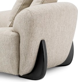 Canapea design LUX Siderno, Splendor gri deschis