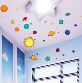 Autocolant de perete "Sistem solar 2" 50x170cm