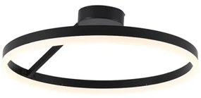 Lustră LED dimabilă aplicată LED/40W/230V 3000-6500K negru + telecomandă