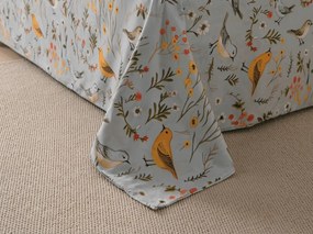 Lenjerie de pat din microfibra SPRING BIRDS colorat Dimensiune lenjerie de pat: 2 buc 70 x 90 cm | 200 x 220 cm