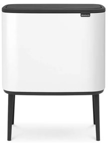 Cos pentru gunoi Brabantia Bo Touch 651102, 36 L, Deschidere lina si silentioasa, Deschidere mare, Alb