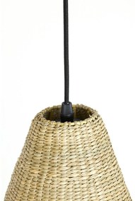 Lustră în culoare naturală cu abajur din iarbă de mare ø 20 cm Latika – Light &amp; Living