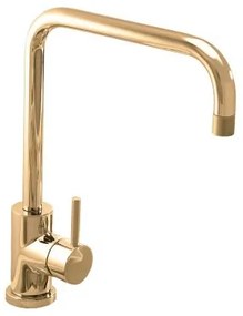 Baterie chiuveta bucatarie alama culoare bronz, Alveus Oz Bronz lucios