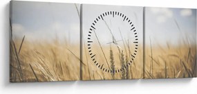 Tablou cu grâne (cu ceas) (90x30 cm)