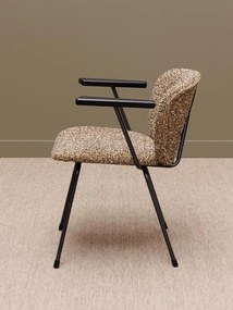 Scaun dining, din stofa, Replica