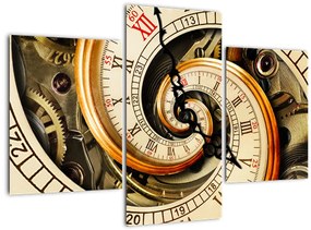 Tablou cu ceas (90x60 cm)