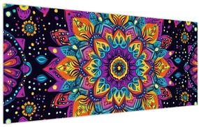 Tablou - Mandală caleidoscopică (120x50 cm)
