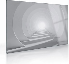 Tablou pe sticlă - 3D tunel (70x50 cm)