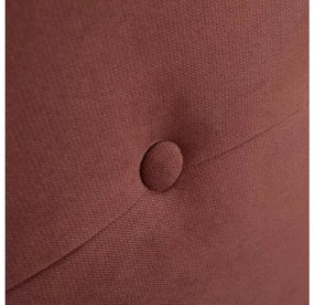 Fotoliu tesatura Culoare roz vintage/nuc, RUFINO NEW