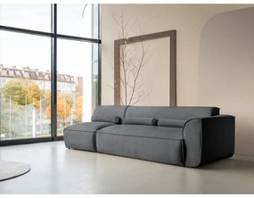 Șezlong modular gri (cu colț pe partea dreaptă) Flex Felix – Miuform
