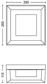 Philips - LED RGB Aplică perete exterior Hue ECONIC LED/15W/230V IP44