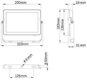 Proiector LED de exterior PROJECTLINE LED/50W/230V IP65 3000K Philips