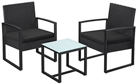 Set de gradina negru JARDINES