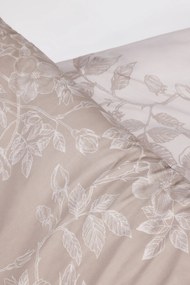 Lenjerie de pat din satin Harissa maro 220x200 cm