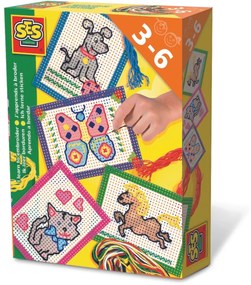 Set broderie SES, cu ațecolorate