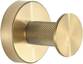 Cuier de baie 6606A Modern Brush Gold