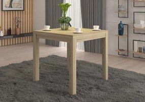Măsuță de cafea, 80x80 cm, Olaf 1, ADRK Furniture (Culoare: Alb)