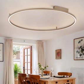 Brilagi - Corp de iluminat LED dimabil PORTOFINO LED/85W/230V Ø 120 cm bej + telecomandă