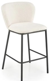 Scaun de bar plusat H119 crem