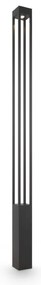 Stalp LED mare pentru iluminat exterior IP65 Elbe grafit H-200cm
